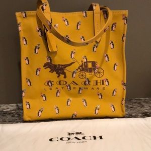 Coach Rexy and Carriage Canvas Tote
